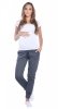 Casual maternity trousers 4060 graphite